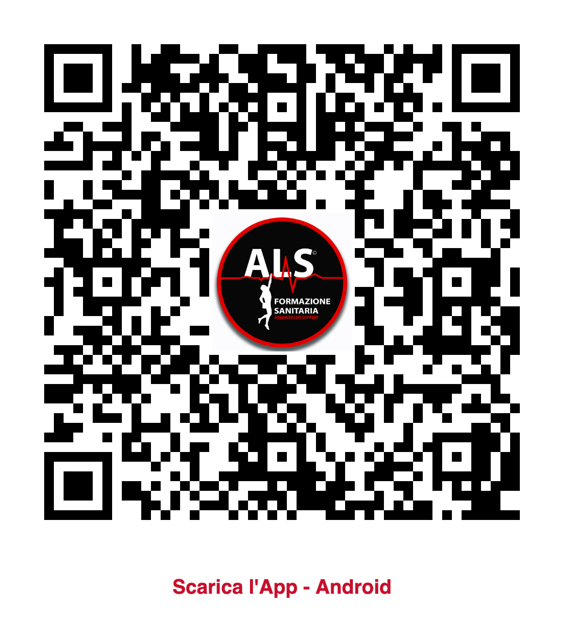 QR code per scaricare l'app su Android