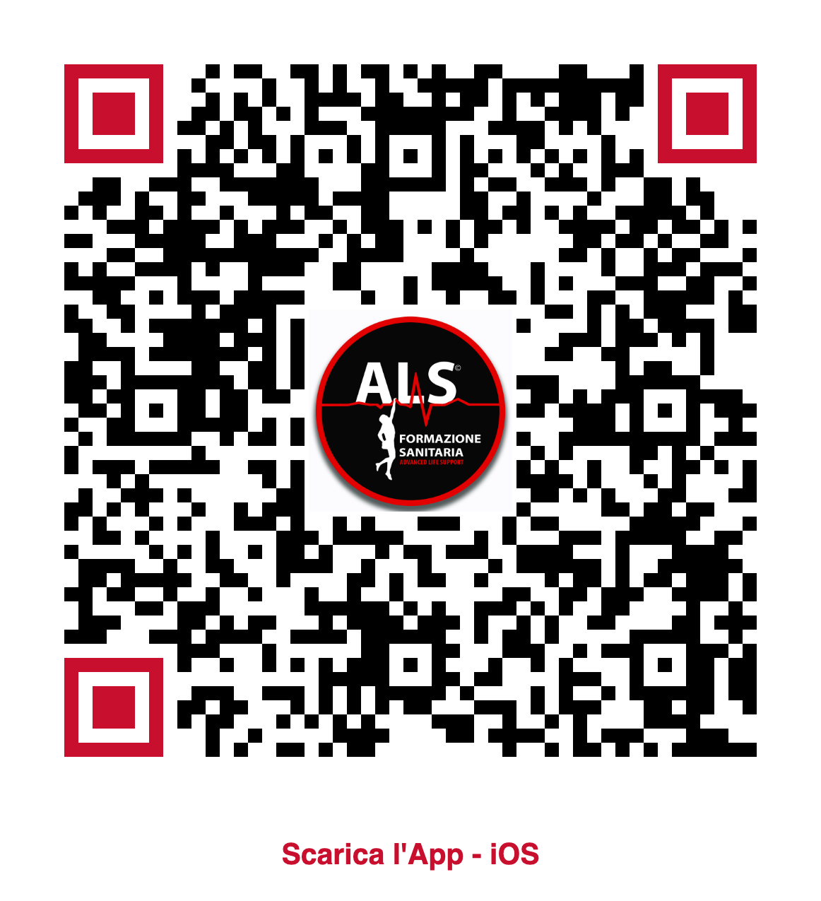 QR code per scaricare l'app su iPhone